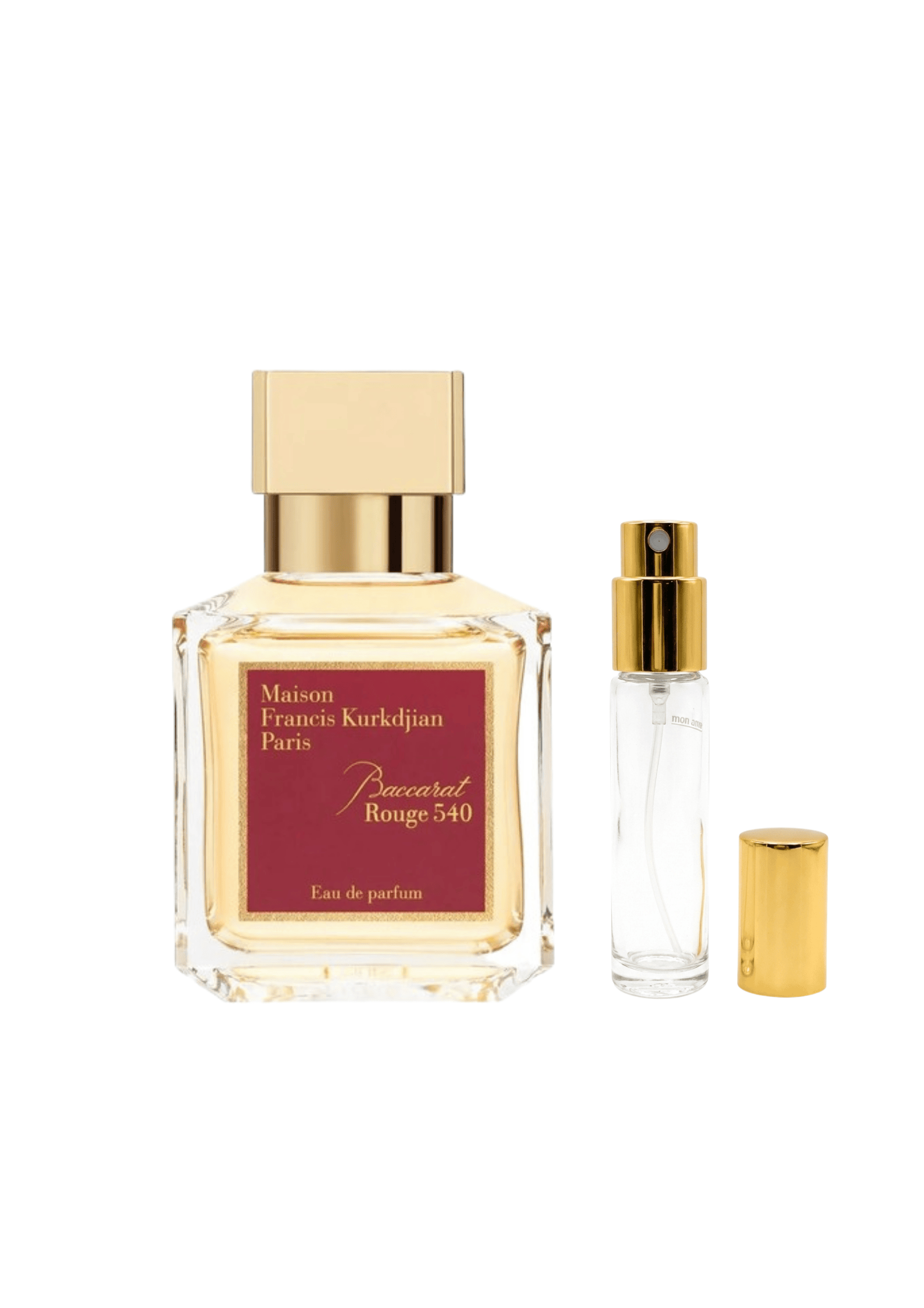 Maison Francis Kurkdjian Baccarat Rouge 540 EDP decant, original fragrance sample | Luxe Testers