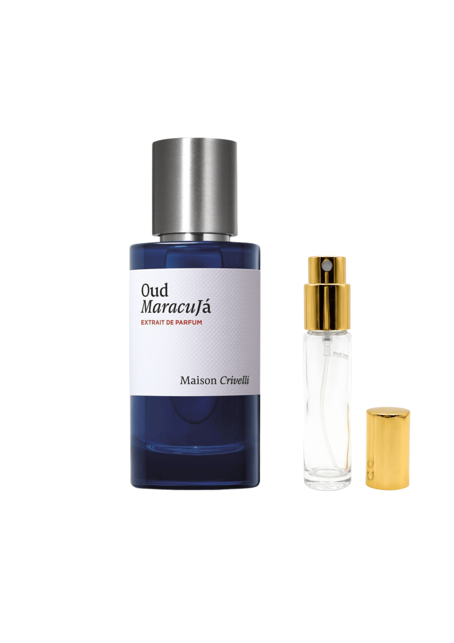 Maison Crivelli Oud Maracujá decant, original fragrance sample | Luxe Testers